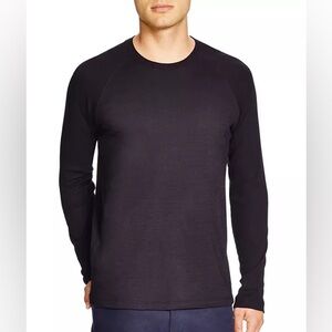 Hugo Boss Sassari Tee Long Sleeve Black Casual Size Medium